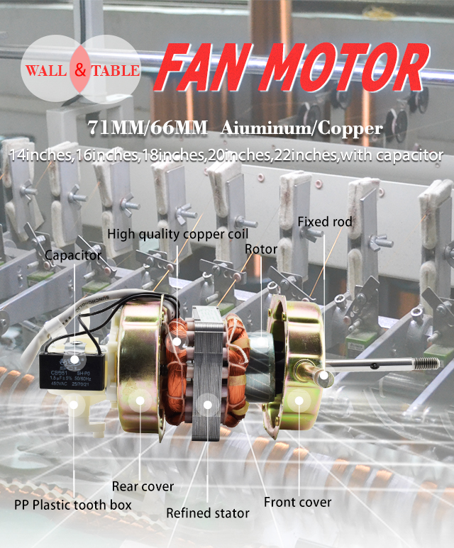 220V AC Table fan motor