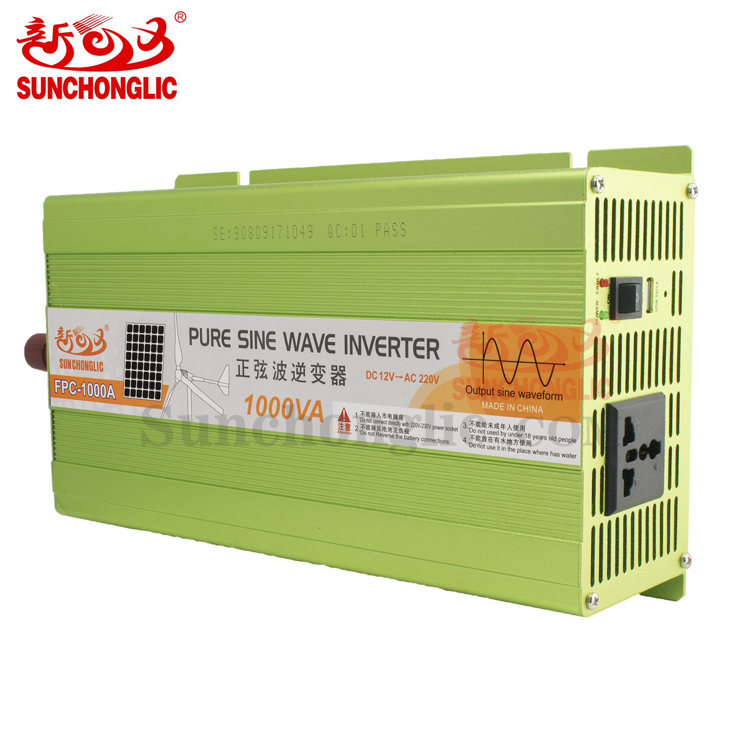 Pure Sine Wave Inverter - FPC-1000A