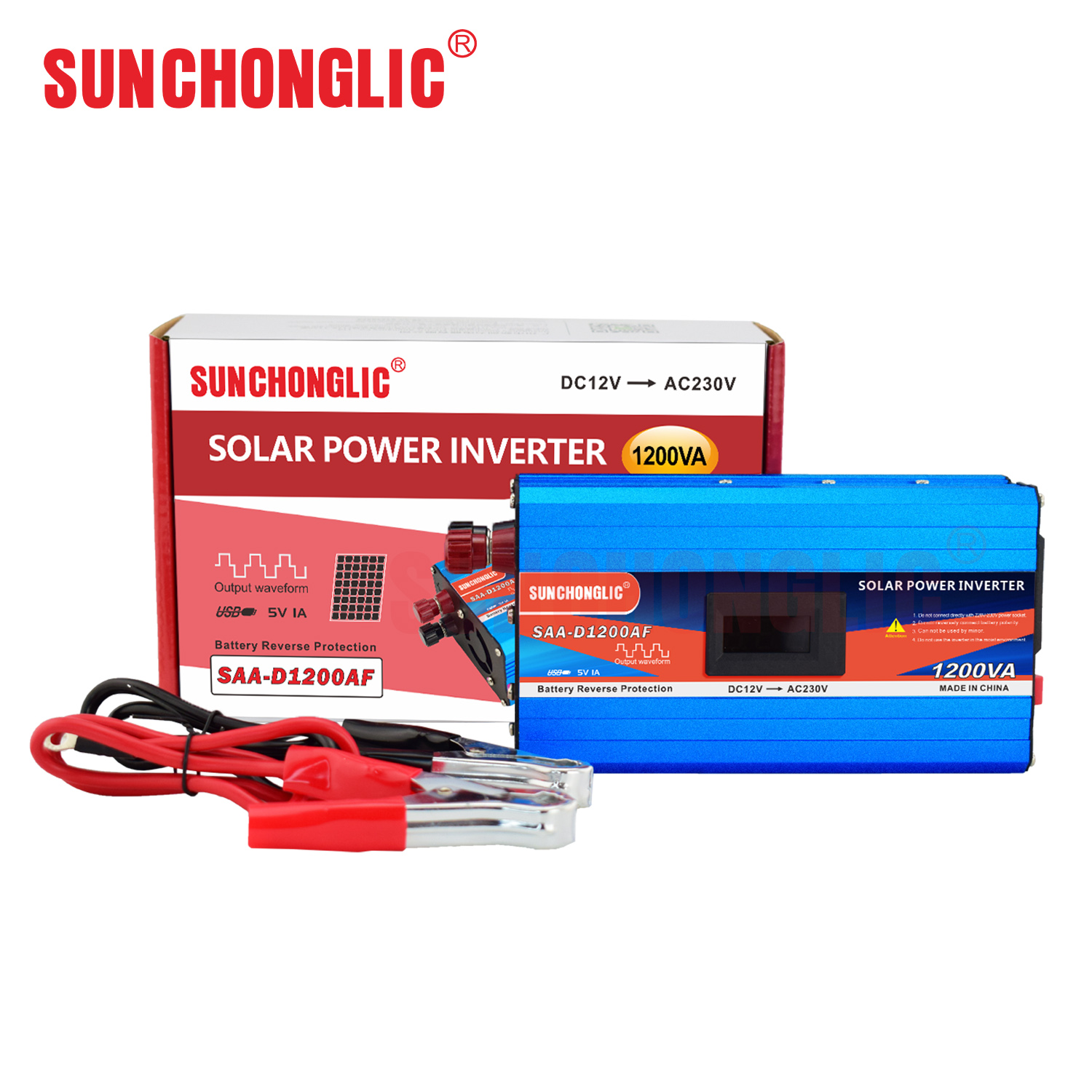 Electric - - Foshan SAA-D1200AF Modified Sunchonglic Appliance Wave Inverter Co., Sine