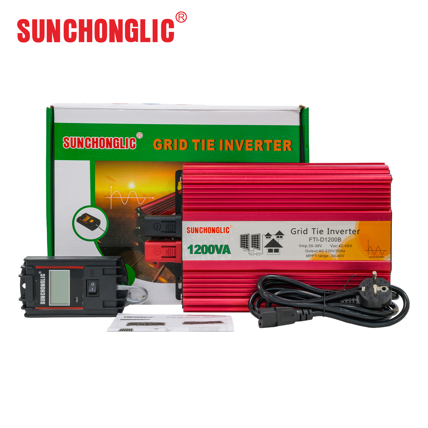 Sunchonglic 1200va grid tie inverter 1200 watt on grid tied inverter