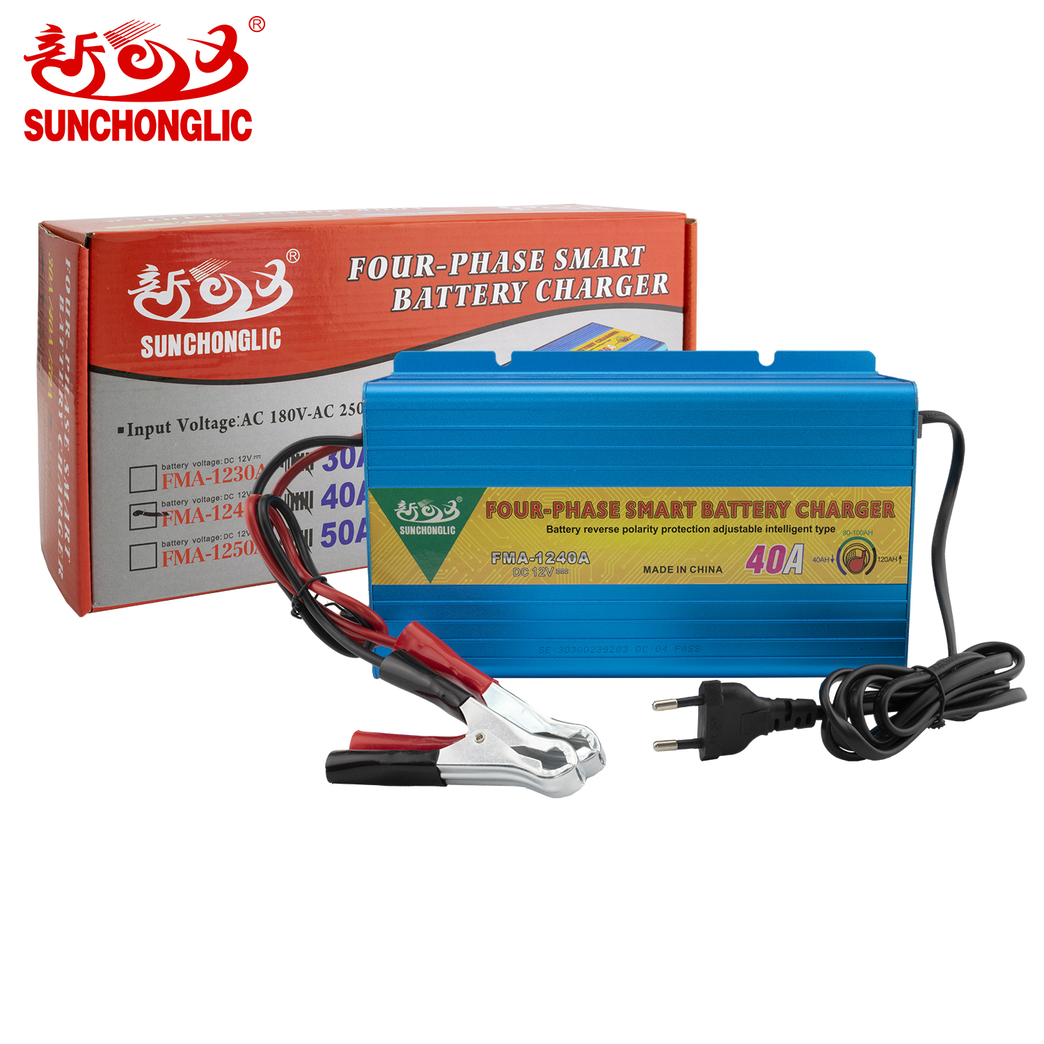 FMA-1240A - AGM/GEL Battery Charger - Foshan SunChongLic Electric Appliance  Co., Ltd.
