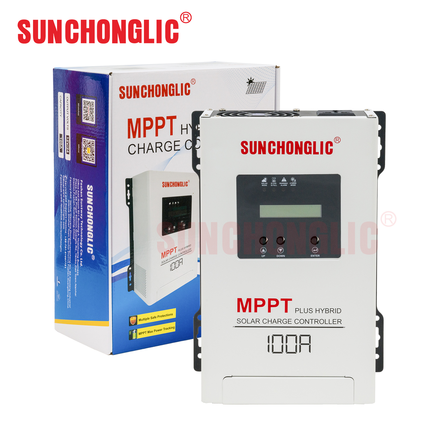 MPPT Solar Charge Controller - MPPT UPS-100A(12V-24V)
